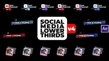 Social Media Lower Thirds v4-37114402