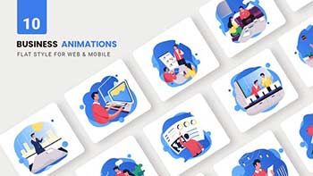 Business Maketing Animations-Flat Concept-37135878