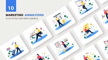 Marketing Animations-Flat Concept-37135895