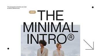 Minimal Typography Intro-36652230