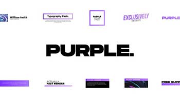 Purple-Titles Pack-37189465