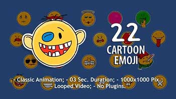 22 Cartoon Emoji-23017206