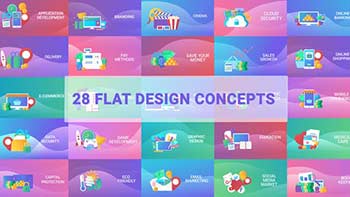 Flat Designs Concepts-23646733
