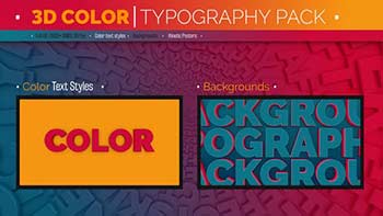 Color Typography 3D Text-28447207