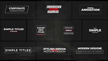 Simple Titles After Effects-37370719