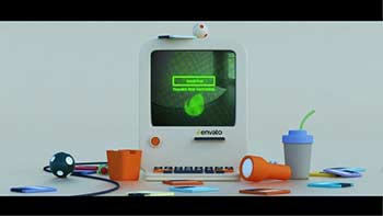 Computer Cartoon Logo-37378438