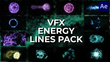 VFX Energy Lines Pack for After Effects-37392010