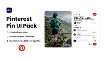 Pinterest Pin UI Pack-37421382