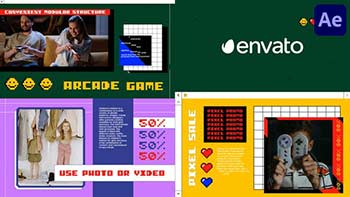 Pixel Sale Promo for After Effects-37458615