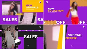 Poster Animation Colorful Fashion Sale-37497507