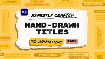 Hand Drawn Brush Titles Pack-37507418