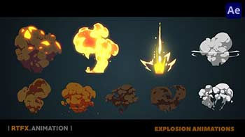 Cartoon Flash 2D FX explosions-37735216