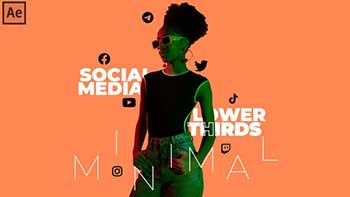 Minimal Social Media Lower Thirds-37874008