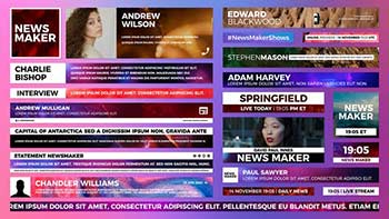 News Maker-Lower Thirds-37879057