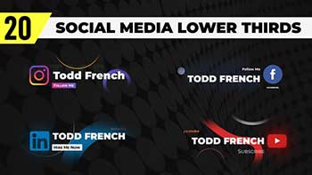 Social Media Lower Thirds-37894167
