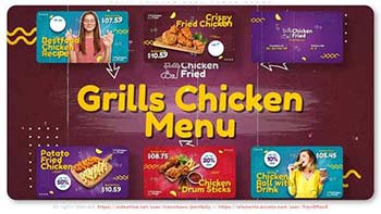 Grill Chicken Menu Combo Promo-38075725