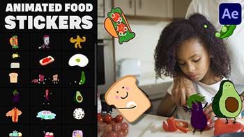 Animated Food Stickers-34323942