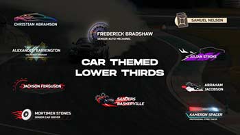 Car Themed Lower Thirds-38078085