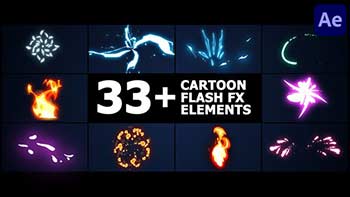 Cartoon Flash FX Elements Pack for After Effects-38088333