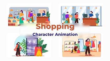 Shopping Explainer Animation Scene-38196307