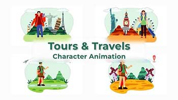 Tours And Travels Animation Scene-38196462