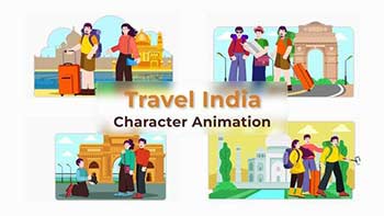Travel India Animation Scene-38196634