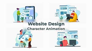 Website Design Explaner Animation Scene-38210629
