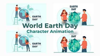 World Earth Day Explainer Animation Scene-38212458