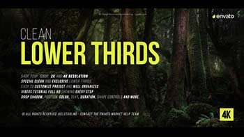 Clean Lower Thirds for After Effects-38226427