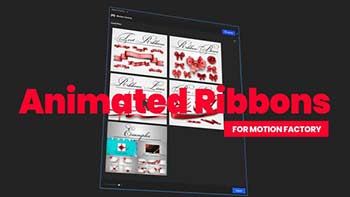 Animated Ribbons for Motion Factory-31144302