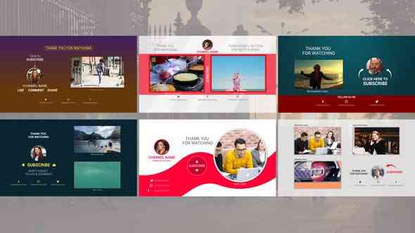 Modern End Screens-38272680