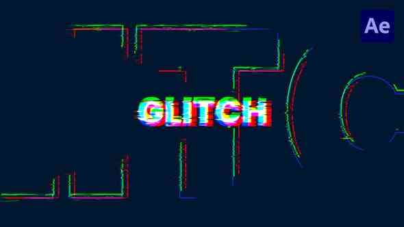 Glitch Text Intro-38284370