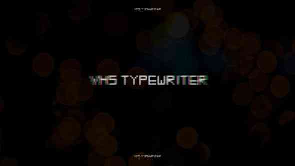 VHS Typewriter Titles-38303726