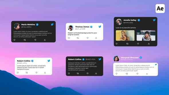 Tweets Pack For After Effects-38305577