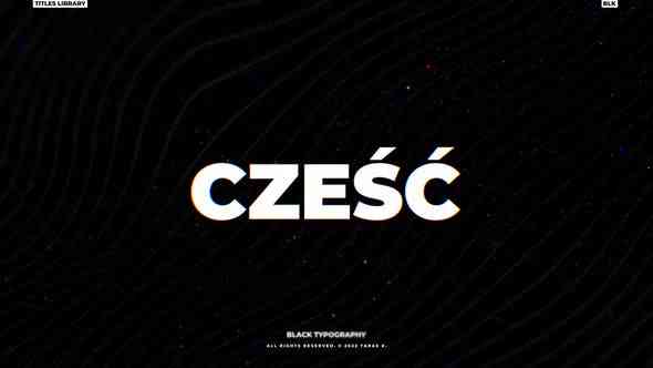 Black Bold Titles After Effects-38307904
