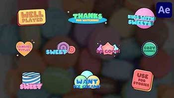 Candies Titles After Effects-38317458