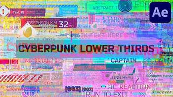 Cyberpunk Lower Thirds-38335201