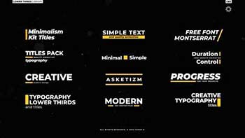 Minimal Titles After Effects-38343975