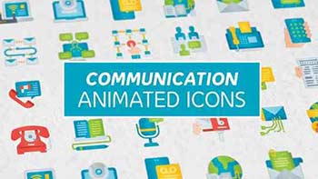 Communication Modern Flat Animated Icons-38345242