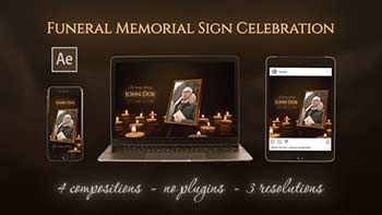 Funeral Memorial Sign Celebration-38453788