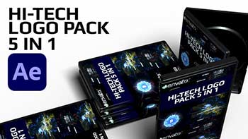 Hi Tech Logo Pack-5 In 1-38455965