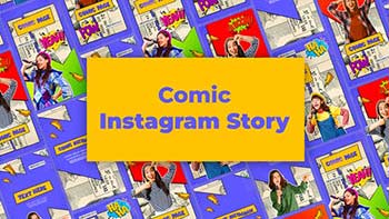 Comic Instagram Story Template-38598550