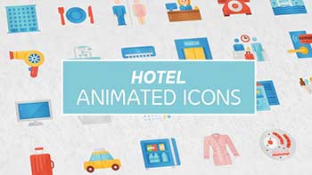 Hotel Animated Icons-38606422