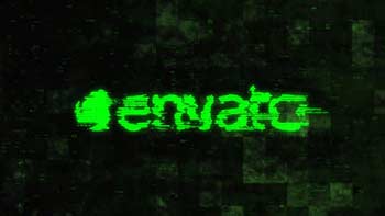 Glitch Logo Text 4K-38615791