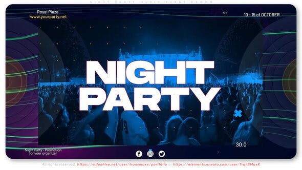 Night Party Music Event Promo-38650020
