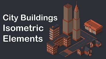 Isometric City Buildings Toolkit For Explainer Video-38776985