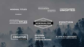 Minimal Titles 2 After Effects-38803061