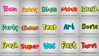 3D Toon Text-38812451