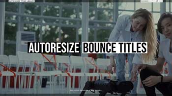 Bounce Text Titles 2 After Effects-38818507
