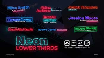 Neon Lower Thirds-31666572
